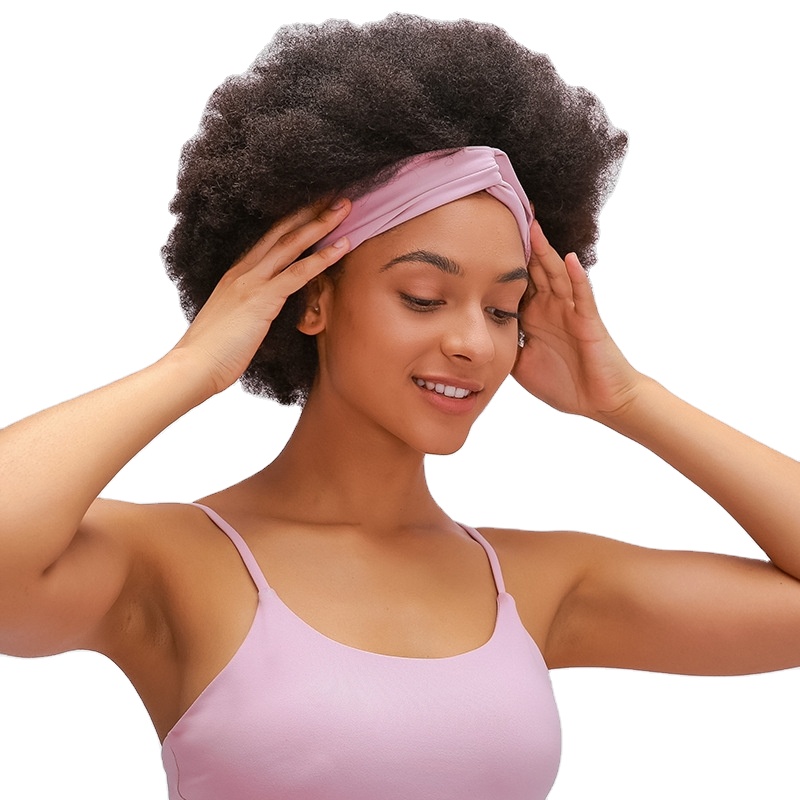 Custom Absorbent Sport Sweat Headband Elastic Sweatband For Men Women Yoga Hair Workout Bands Head Gym Sports headband