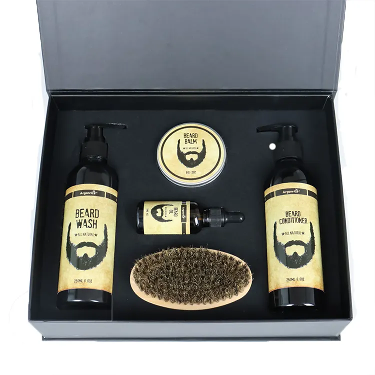 wholesale Private Label Softens Coarse And Rough Hairs Organic Beard care Balm Wax Beard Oil Custom Logo