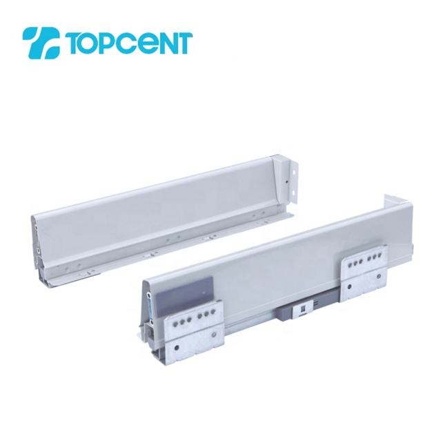 Кухонный металлический ящик Topcent, Тандемная система мягкого закрытия ящиков