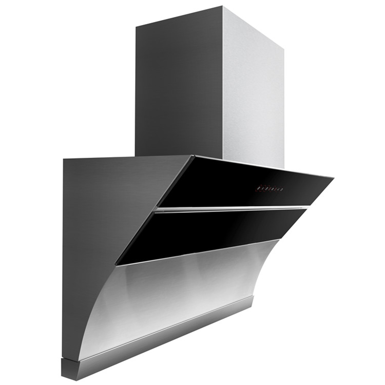 Luxury Custom Or Standard Filter Side Wall Mounted Chinese Kitchen Exhaust Range Cooker Hood For Kitchen