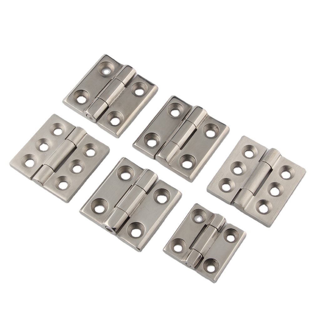 SJ300 Heavy Duty 304 Stainless Steel 4-1/2 Inch 4.5"x 4" Door Hinge with Square Corners