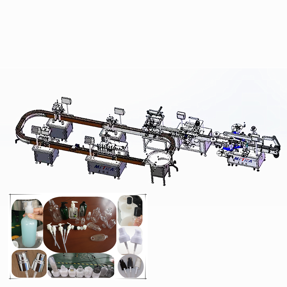 Automatic perfume filling machine and foaming liquid vacuum filling capping labeling machine with overflow