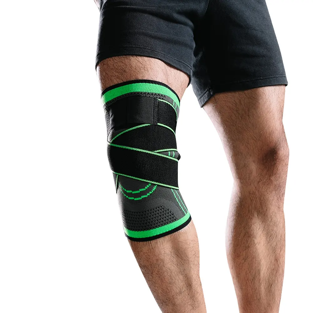 Medical knee support knee brace with adjustable strap