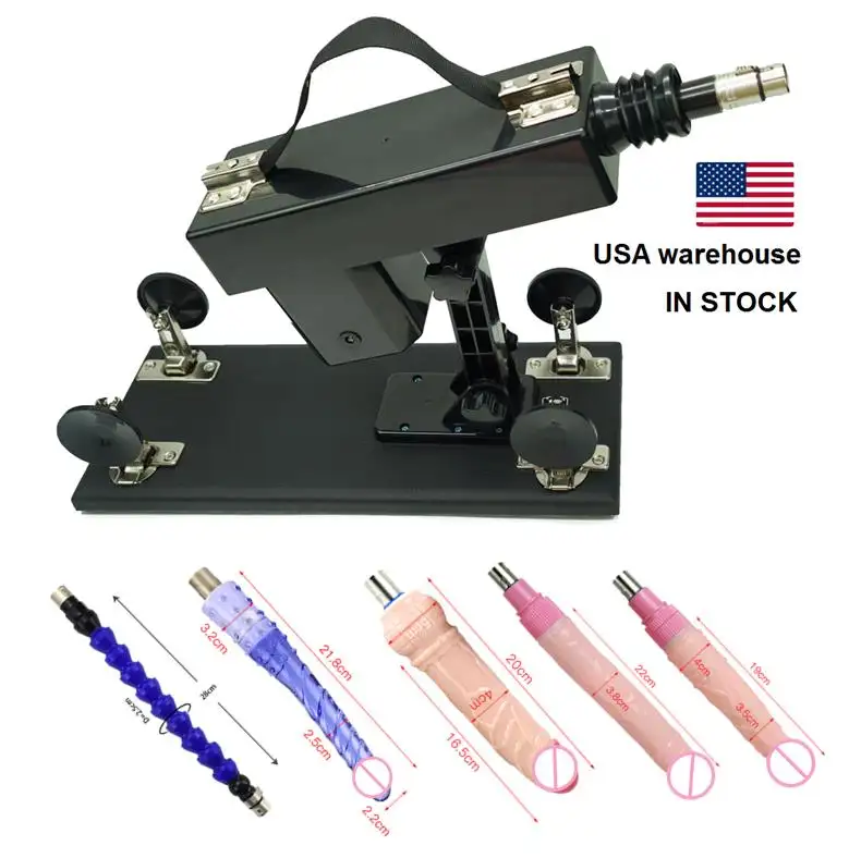 Drop Shipping USA Warehouse Automatic Sex Machine Gun Sex Toys For Women Speed Adjustable Vibrators Dildo For Women And Men