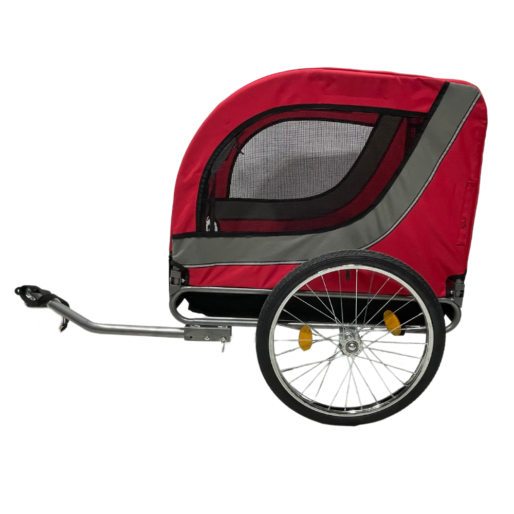 Folding Pet Dog Baby Carrier Cart Carriage Cargo Bicycle Bike Trailer with Easy Quick Attaching Release