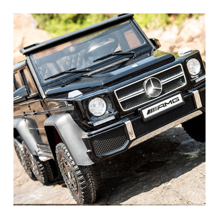 Лицензированный детский автомобиль Benz, Детский Электрический автомобиль 12 В, 6 колес, детская электромобиль