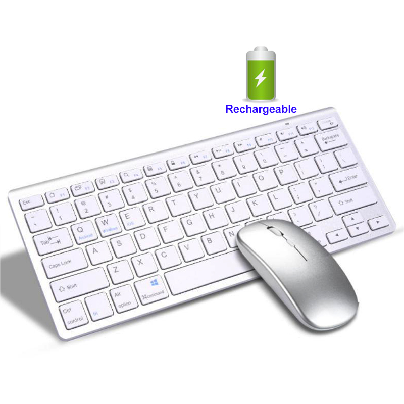 Built in Battery Rechargeable 2.4G Wireless Keyboard Mouse Combo Rechargeable Wireless Keyboard and Mouse Combo