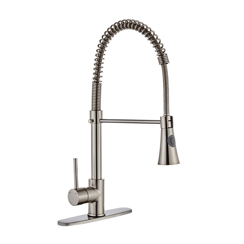 YUNDOOM OEM Armario De Cozinha Brass Torneiras Produto Armarios Cozinha Bacias Faca Pia De Cozinha Com Madeira Kitchen Faucets