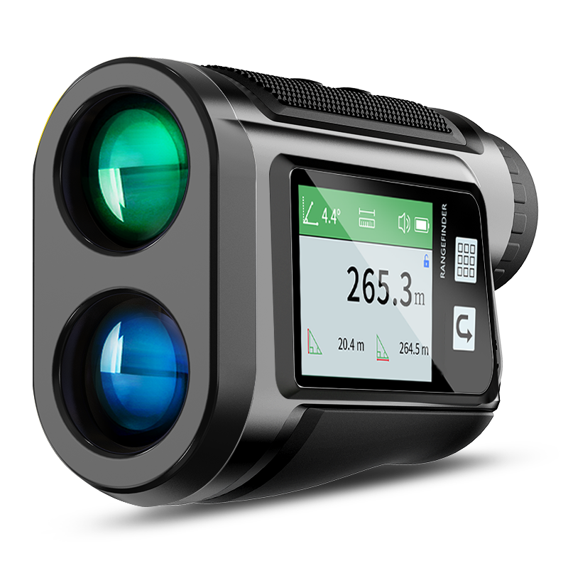 Nohawk NP-1000M Long distance Rangefinder for Golf and Hunt Laser Range Finder with Big side screen