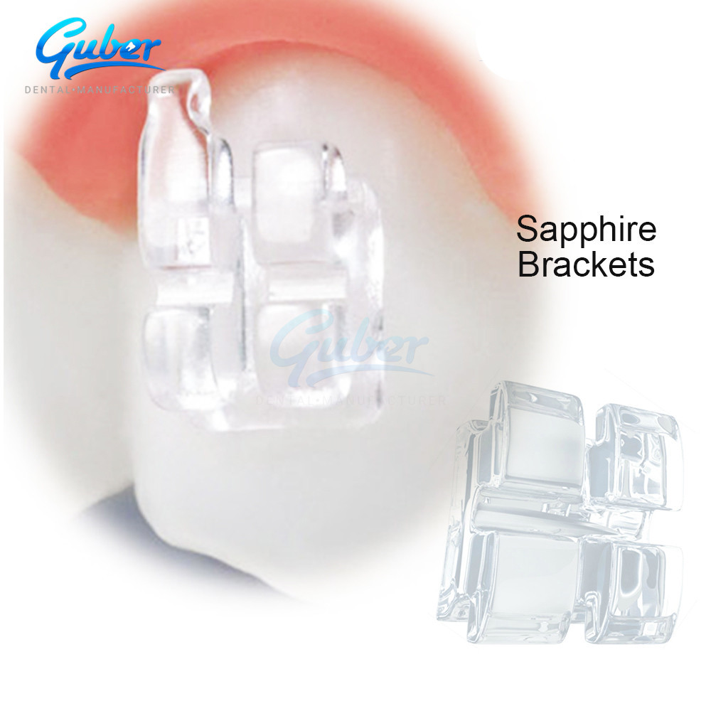 *other dental equipments Dental Original Orthodontic Brackets Sapphire Zafiro Teeth Braces With Hot Sales