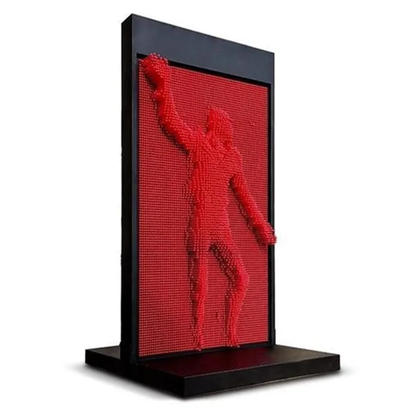 extra giant large body life size plastic 3d pin impression painting sculpture screen art wall toy mold board for amuse