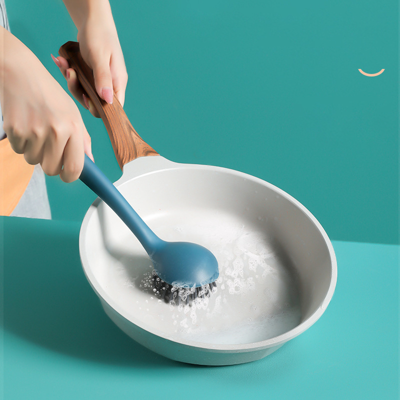 Amazon Hot sale plastic kitchen dish cleaning plate dish pot brush