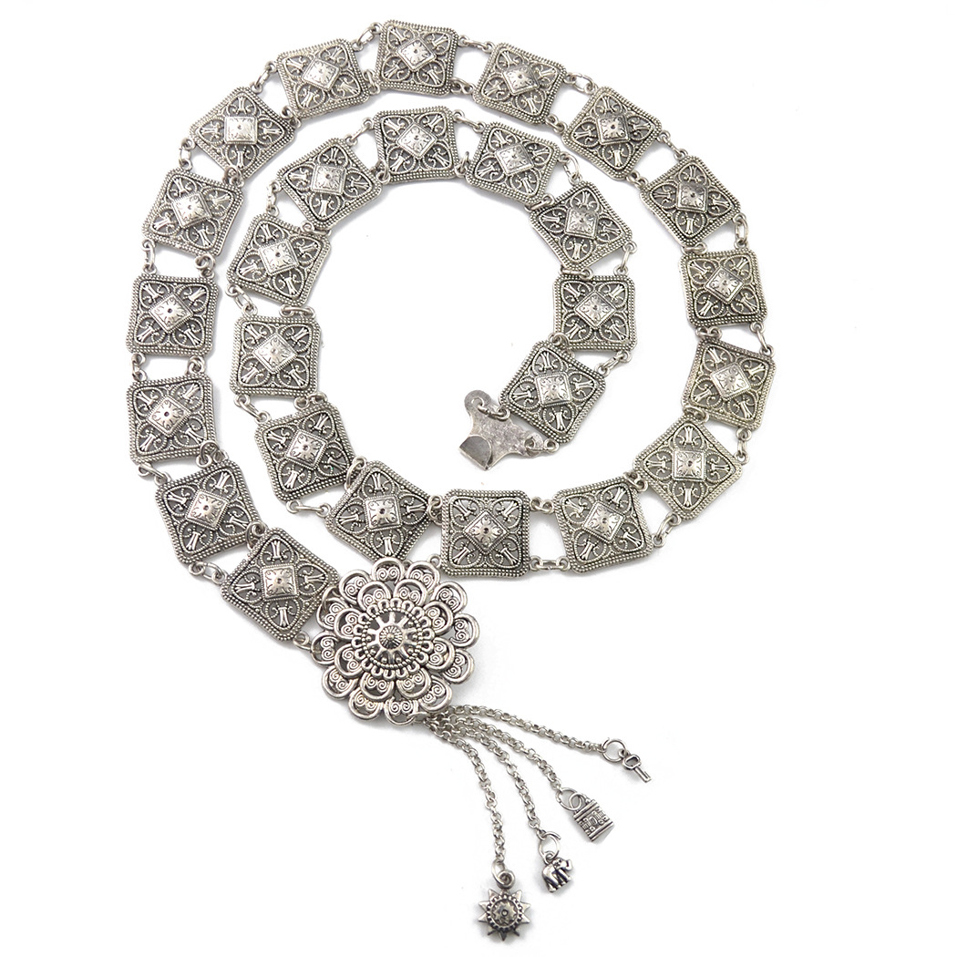 New fashion Europe and The United States retro waist chain wish hot - selling sculpted dance beach waist ornaments body chain