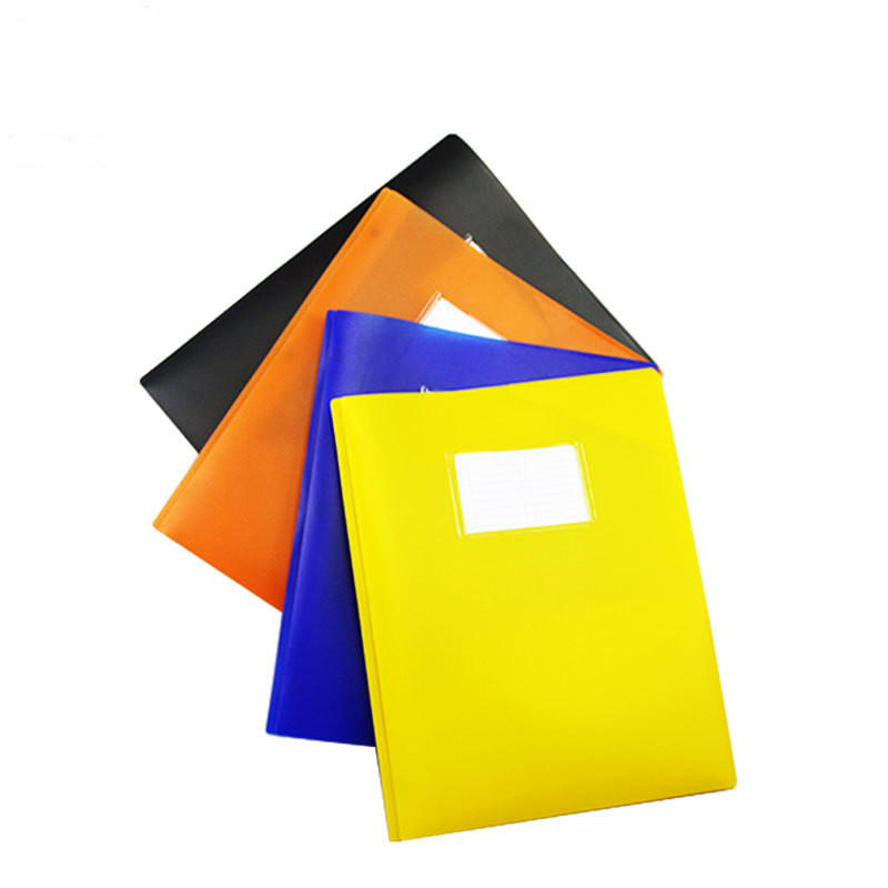 Hot Sales High Quality Poly Portfolio File Folder With 3 Holes Punched Prongs 2 Pocket PP File Folders