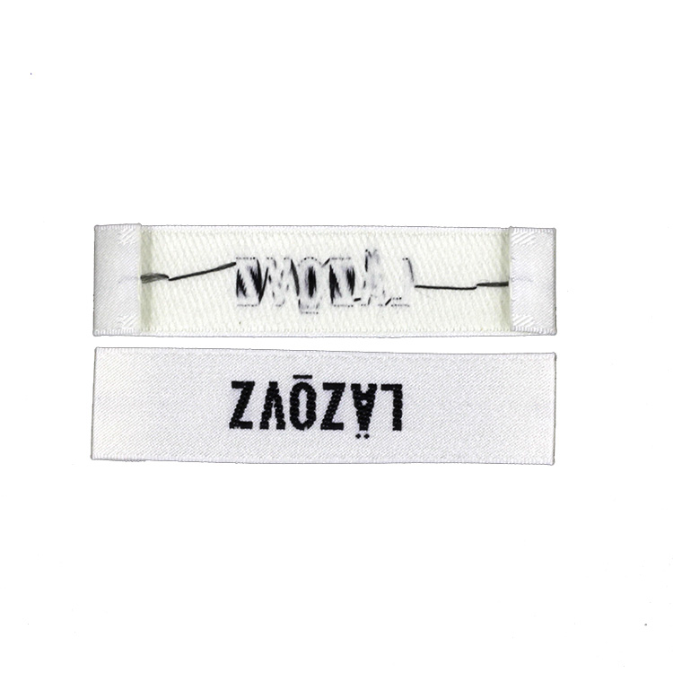 Free Samples High Density Woven Cloth Label Clothes Tagger Labels Logo 3D Custom Label Tag for Clothing