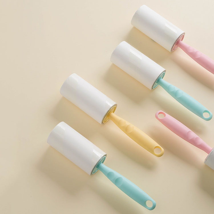 European Handle Hair Sticking Lint Roller Can Be Replaced Lint Roller Dusting Sticky Hair Brush Straight Shank Dusting Brush
