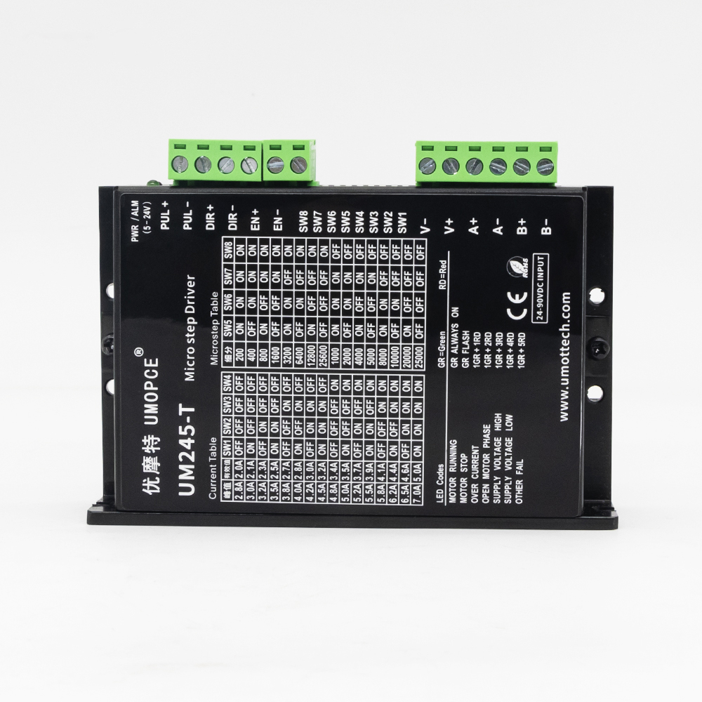 Драйвер шагового двигателя UM245-T 24V 5A с Q программист подходит для Nema23 Nema24 Nema34 3D принтер