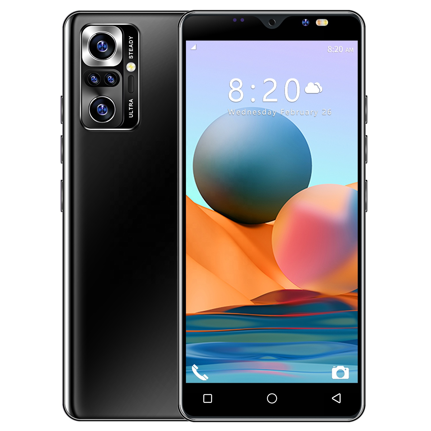 Новинка 2021, лидер продаж, Оригинальный разблокированный смартфон Note10 Pro + на базе Android 10, 4 Гб + 64 ГБ, 3G, 4G, 5G, OEM Мобильные телефоны с HD-экраном