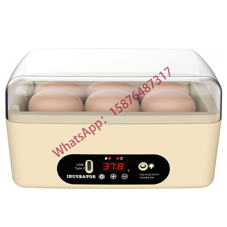 YS 6 Eggs Incubator Home Chicken Incubator, Portable Automatic Incubator