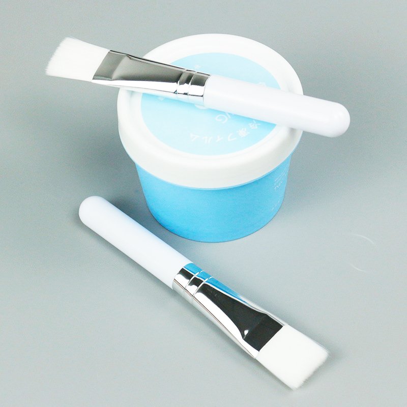 MINI Professional Beauty Nylon Hair Facial Mask applicator mini White Brush beauty spa Makeup Brush Soft Face clay Mask Brush