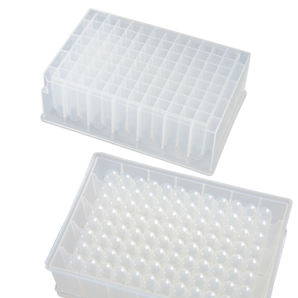 Good Price Clear Polypropylene Professional and Accurate 96 Deep-Well Plates U-Bottom