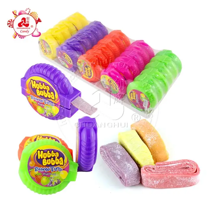 Bubble Gum Roll in bottle /cycle chewing  gum candy