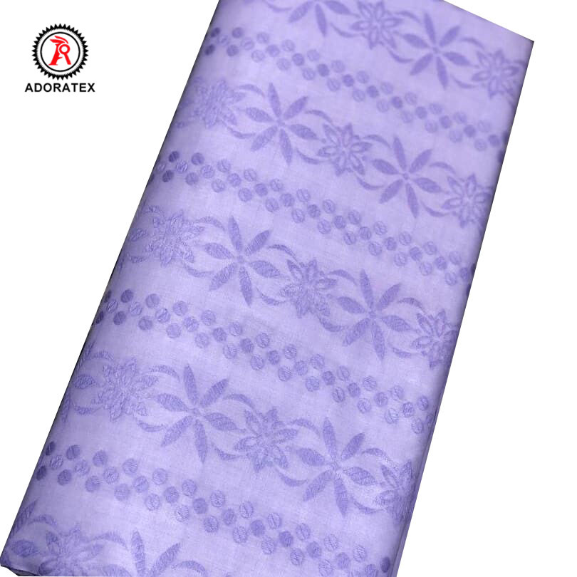 Industry Cheap Dyed Damask Shadda Brocade Nigeria Style Kaftan Material Fabric
