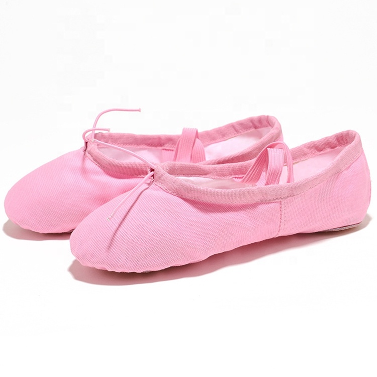 professional kids foldable soft flat ballet shoes girls dancing shoes
