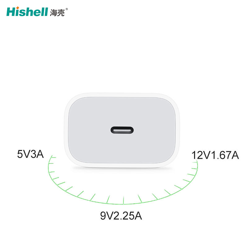 20 Вт USB-C адаптер Быстрая зарядка PD мощность Type-C US EU UK Штепсель для Apple