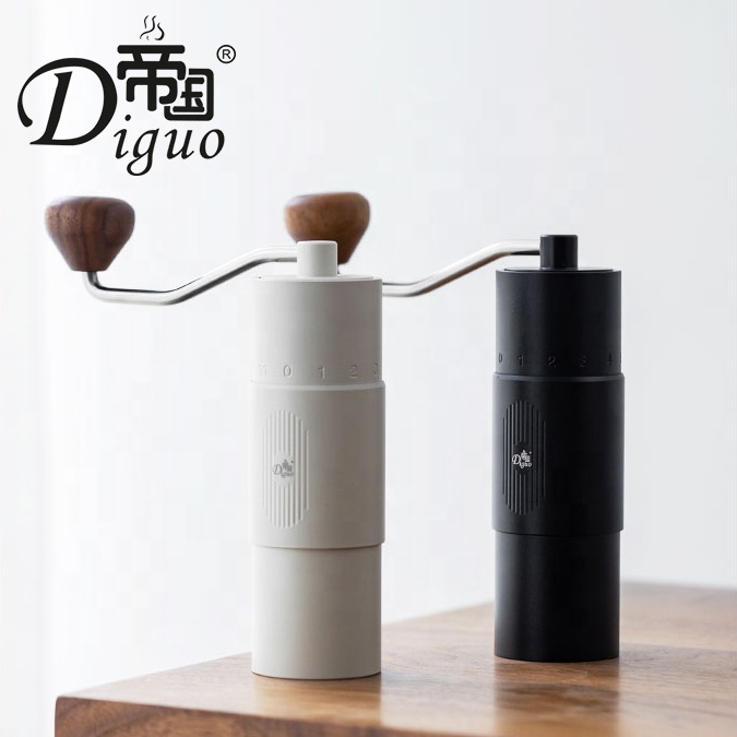 Ручная кофемолка Diguo FX Mini из нержавеющей стали черного цвета объемом 20 г