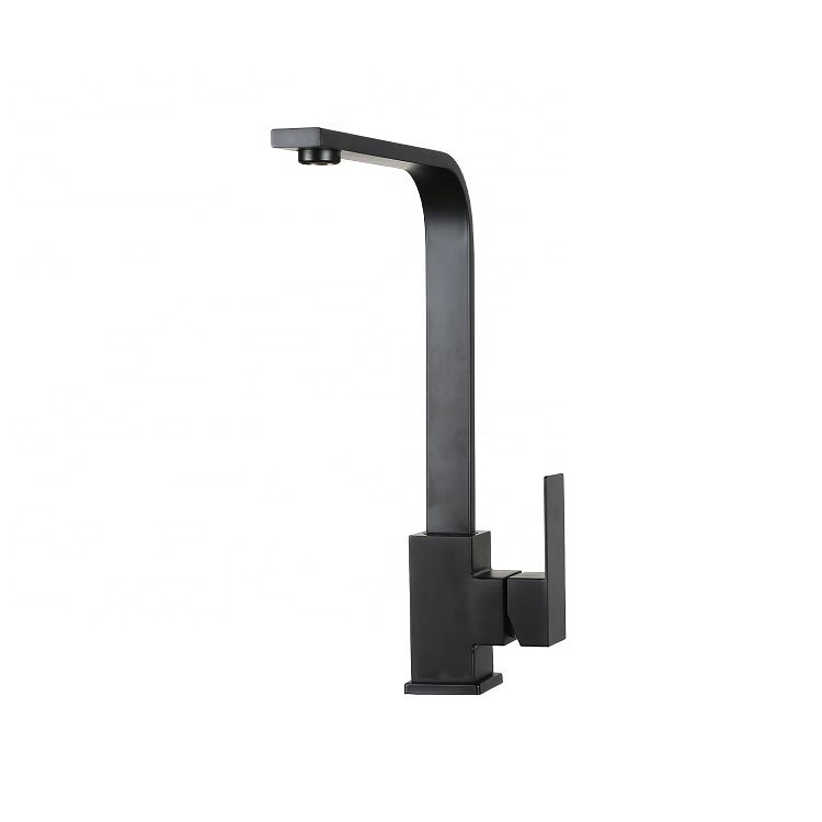 2021 New Design Modern Style SUS 304 Stainless Steel Single Handle Kitchen Water Faucet
