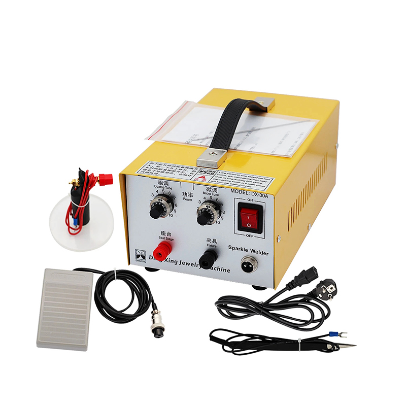 Ювелирные изделия для точечной сварки DX-30A кольцо для стыковой сварки машина для золота и серебра ожерелье сварки ручной лазерный сканер штрих кода аппарат для точечной сварки