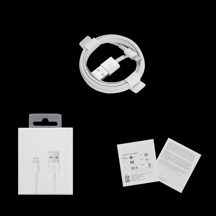 Заводская оптовая продажа Оригинальный usb-кабель foxconn IOS 12 с оригинальной коробкой для iphone 6 7/8/x/max 11 кабель для быстрой зарядки