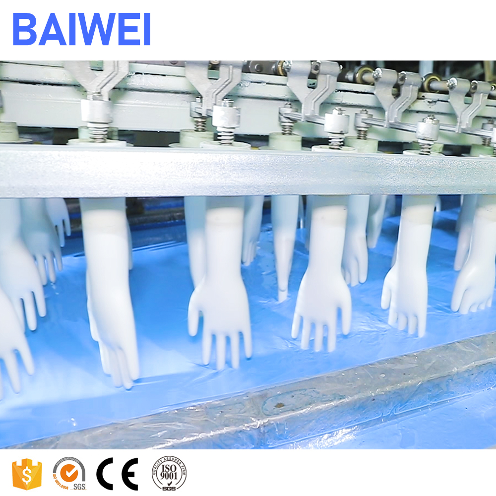 BAIWEI с откидной крышкой BW-II латекс домашнего обихода хирургические перчатки производственной линии латексных перчаток делая машину