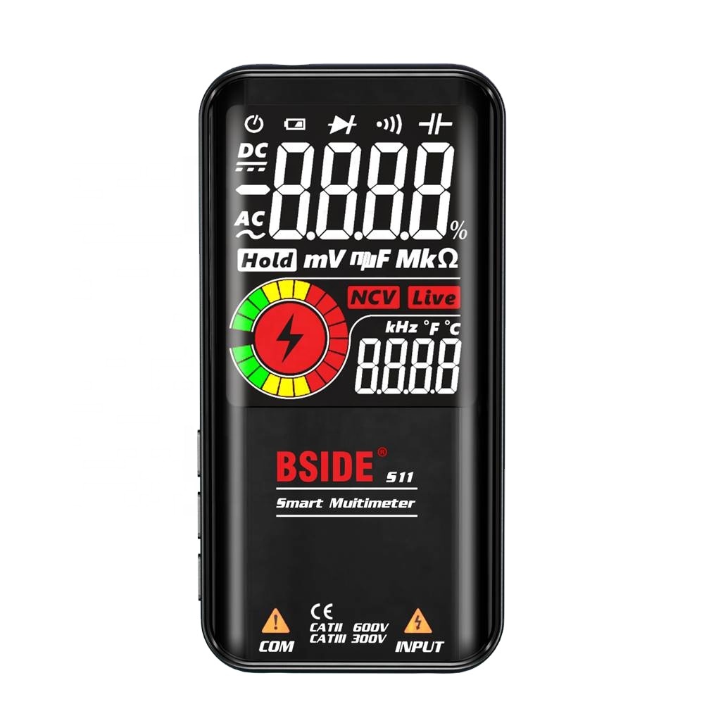 Цифровой мультиметр постоянного тока bside S11, 9999 отсчетов, с супер большим дисплеем EBTN 3,5 дюйма