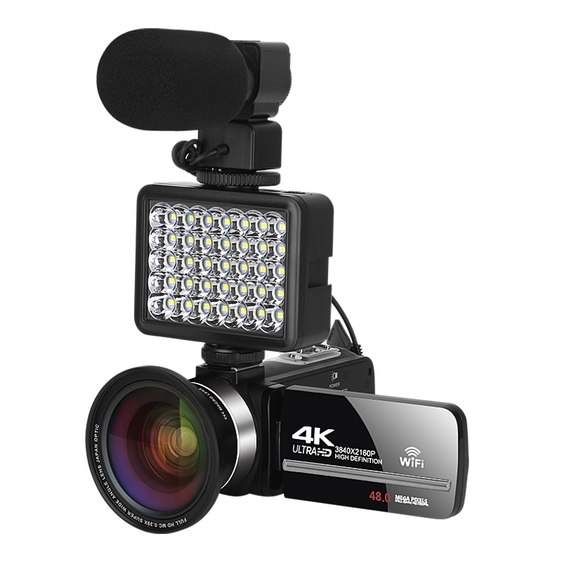 Индивидуальные Ручные Цифровые видеокамеры 4K Dslr камера цифровая 18X зум профессиональная видеокамера