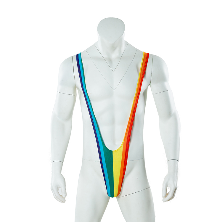 new design sexy men's leotard bodysuits lingerie underwear bikini for male
