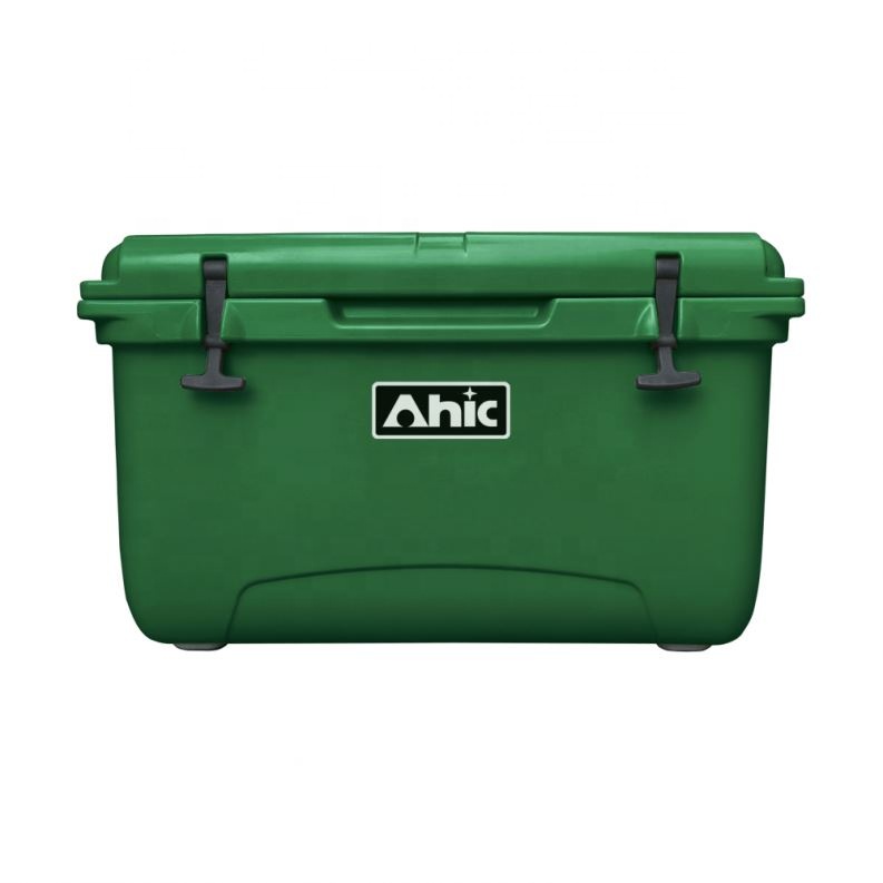 Изолированные переносные роликовые охладители для льда 45QT LLDPE, пластиковая жесткая коробка для рыбалки, Для океан, лодки, рыбалки 20L-30L 6 кг-8 кг
