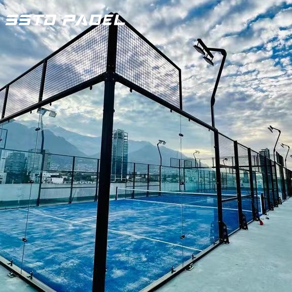 China Manufacturer Custom Design Canchas De Padel Tennis Court Panoramic Padel Court Outdoor or Indoor Paddle Court