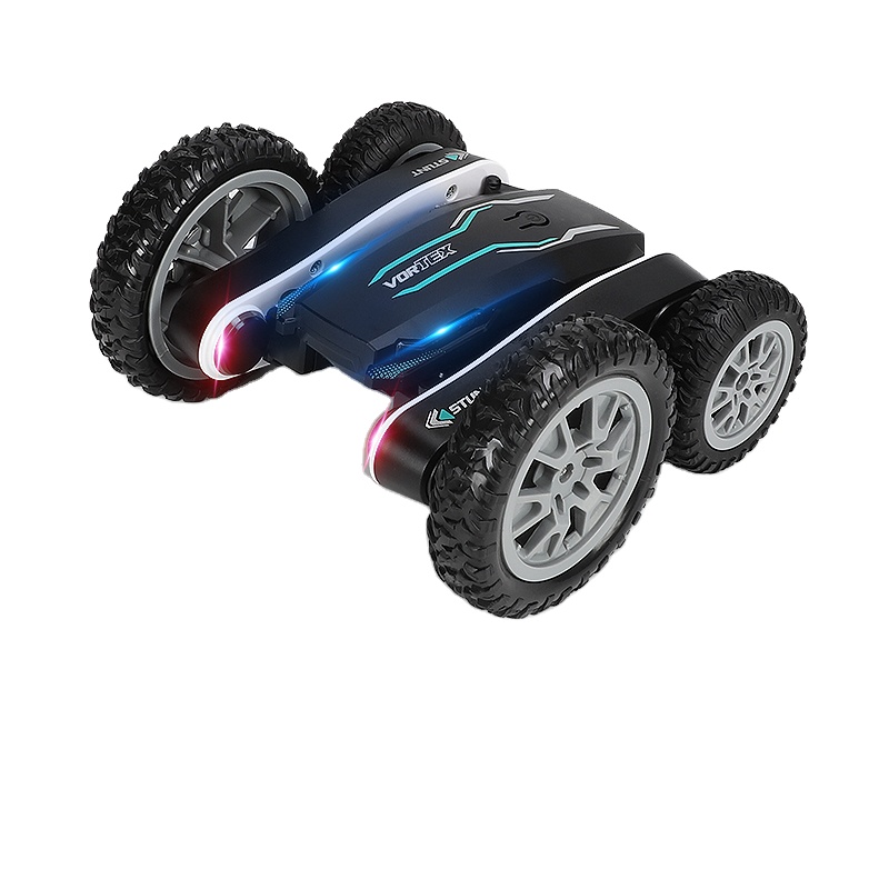 Flytec 821 2.4G Double Sided Car Toy 360 Degree Rotating Roll Blossom Car Flower Stunt Remote Control Car