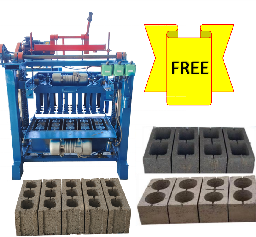 Vibration Forming Fly Ash Block Making Machine Make Three Hole Brick Cbfi Ice Block Making Machine Price