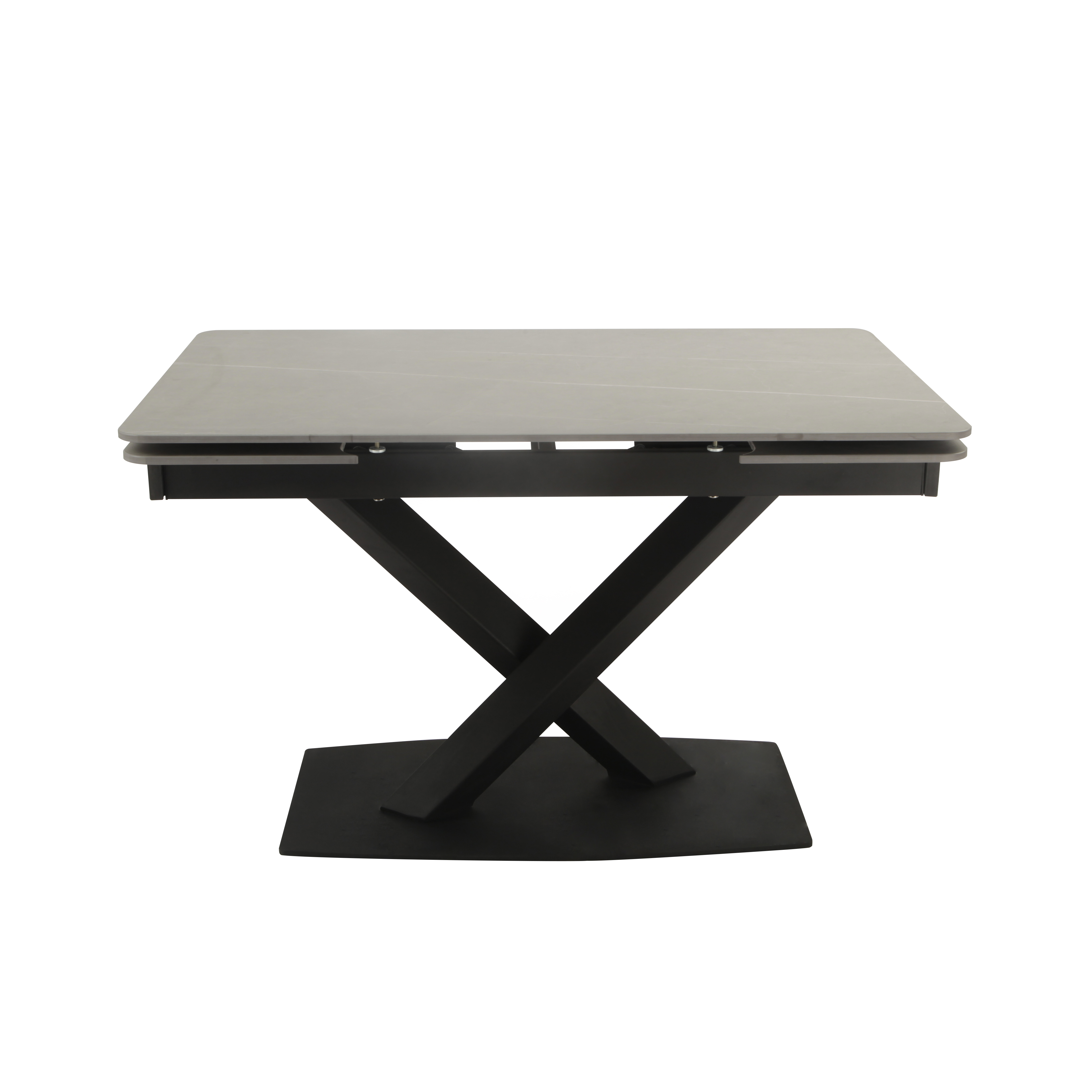 Home Furniture Luxury Light Grey Expandable modern Dining Table