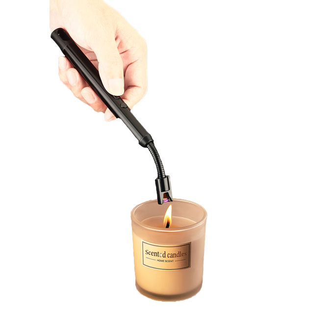 Металлическая импульсная зажигалка с зарядкой от usb, кухонный воспламенитель для барбекю может вращаться на 360 градусов