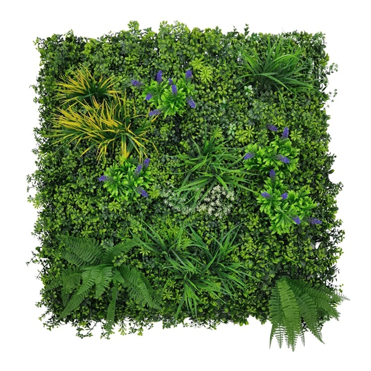 Fake Grass Hedge Jungle Vertical Plants Wall Artificial greenery decoration panel for wall decoration