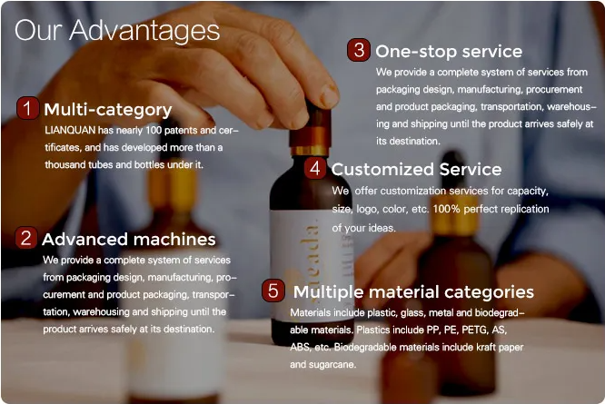 silver airless bottle with Pump head for high-end cosmetics packaging