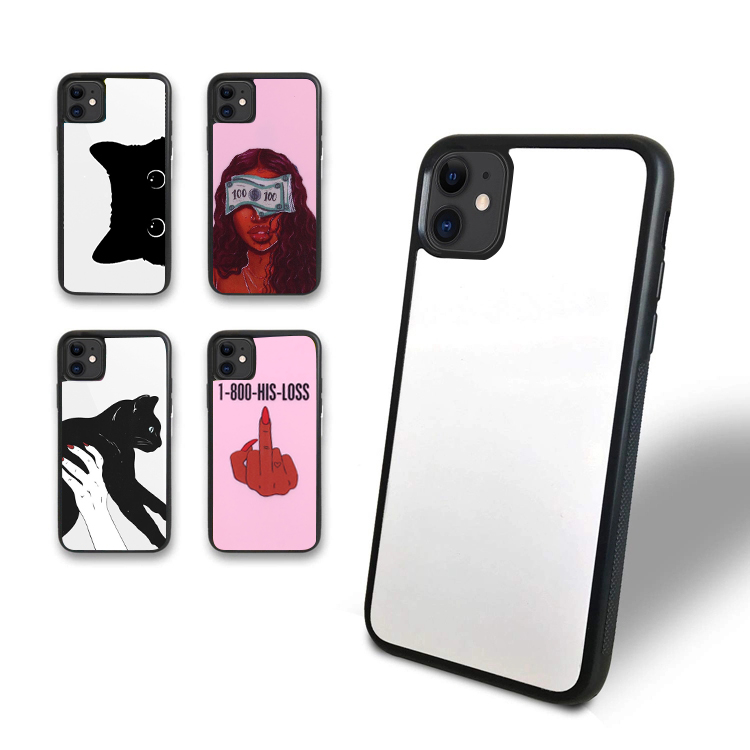Для iPhone 12 сублимационный чехол, HOCAYU 2D TPU PC пустой сублимационный чехол для телефона для iPhone 11 12 Pro Max чехол Para Sublimar