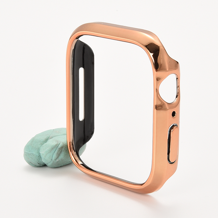 New designs matte glossy plating luxury protector case cover For Apple watch 44 42 40 38mm