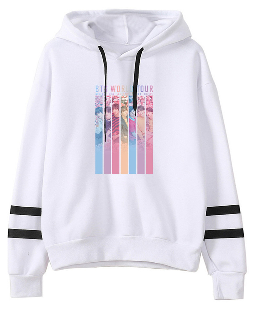 Оптовая продажа, унисекс, мужские и женские толстовки с 3d-логотипом love yourself bts kpop