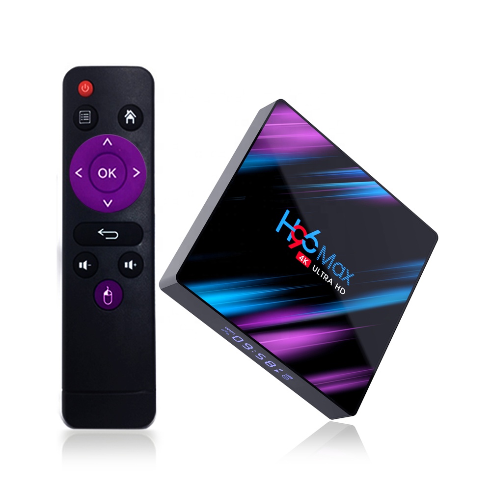Приставка Смарт-ТВ H96 MAX RK3318, Android 9,0, 4 + 32/64 ГБ, 4K, 2 + 16 Гб