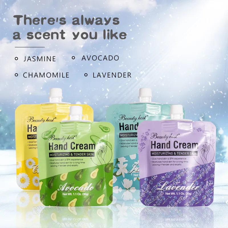 Private Label Natural Organic Lavender/Avocado/Chamomile/Jasmine Whitening Moisturizing Hand Cream Lotion